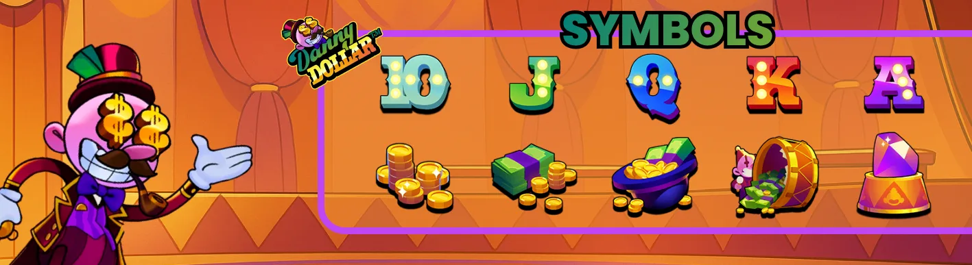 Default Symbols Danny Dollar Slot.